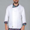 Chaqueta de cocina unisex PLANET TEJIDO RECICLADO.