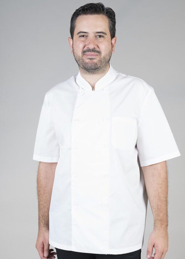 Chaqueta Cocina Unisex SARGA BLANCA M/C: Frescura y Estilo en la Cocina