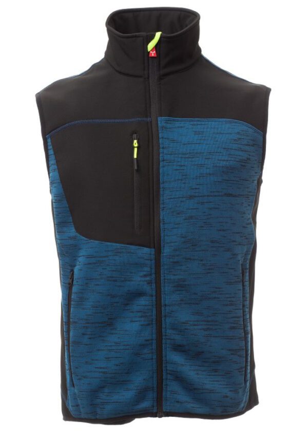 Inserciones en soft-shell negro para mayor resistencia y durabilidad.