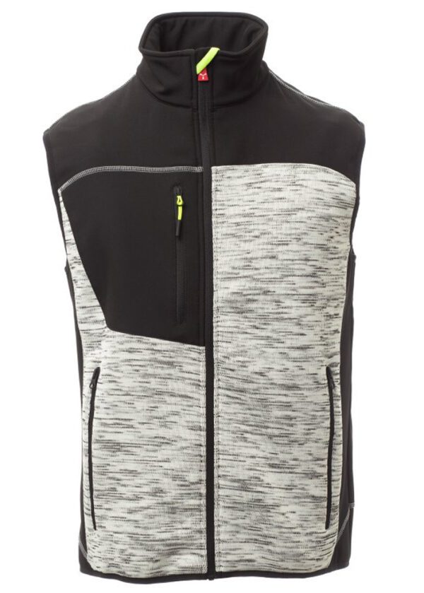 Inserciones en soft-shell negro para mayor resistencia y durabilidad.