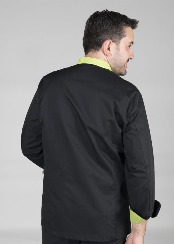 Chaqueta Unisex PARIS: Elegancia y Funcionalidad en Sarga Negra