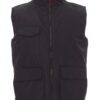 Chaleco acolchado Wanted Payper - Frente con cremallera y bolsillos.