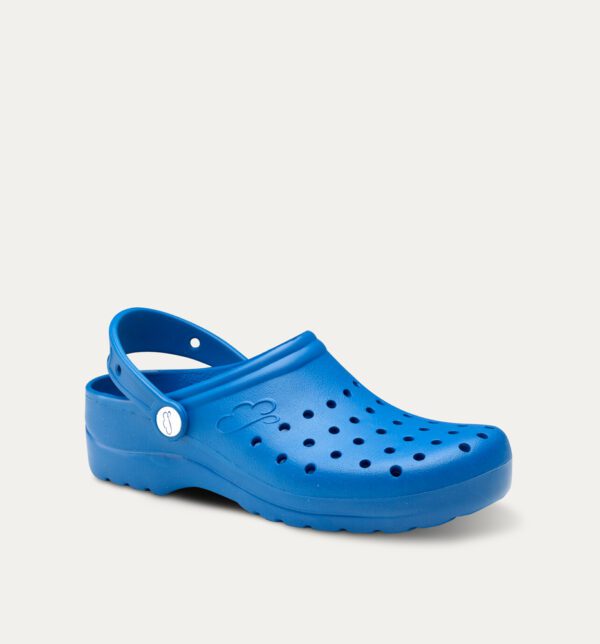 Calzado Feliz Caminar Gruyere, ultraligero y con diseño distintivo en color azul eléctrico