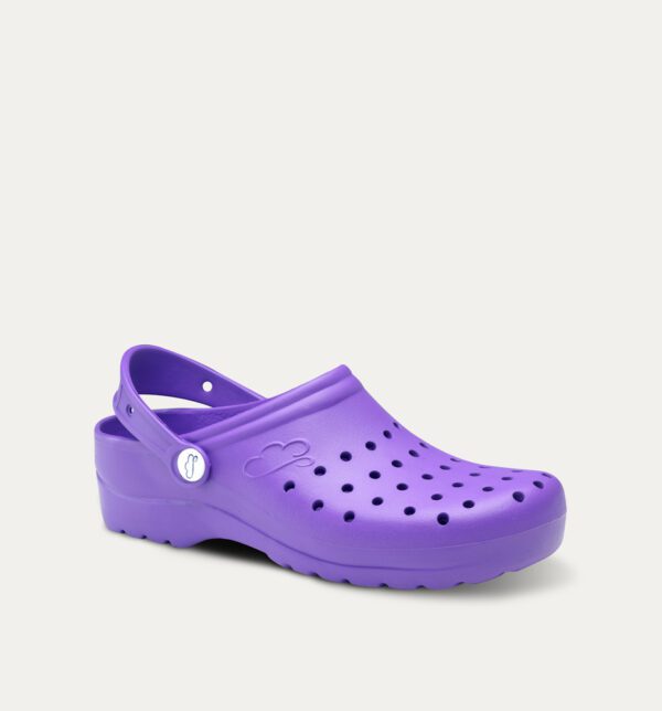 Calzado Feliz Caminar Gruyere, ultraligero y con diseño distintivo en color lavanda