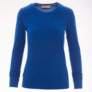Camiseta de mujer Pineta PAYPER de manga larga en azul real